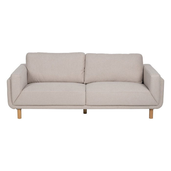BigBuy Home Canapé trois places Beige BigBuy Home Canapé trois places Beige