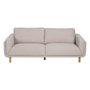BigBuy Home Canapé trois places Beige