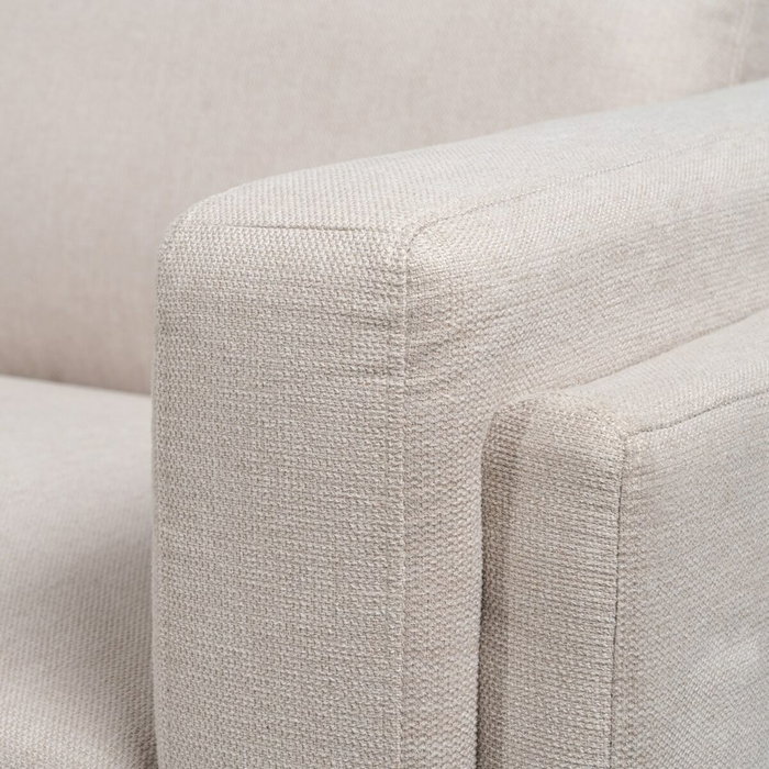 BigBuy Home Canapé trois places Beige BigBuy Home Canapé trois places Beige