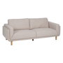 BigBuy Home Canapé trois places Beige