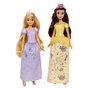 Mattel Disney Princess Pack de 4 poupées de mode articulées avec couronnes et chaussures interchangeables - Multilingue (français)
