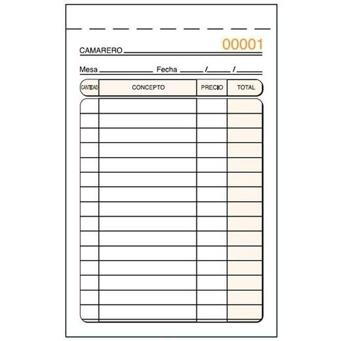 Livret de factures 9 x 14 cm (5 Unités) Livret de factures 9 x 14 cm (5 Unités)