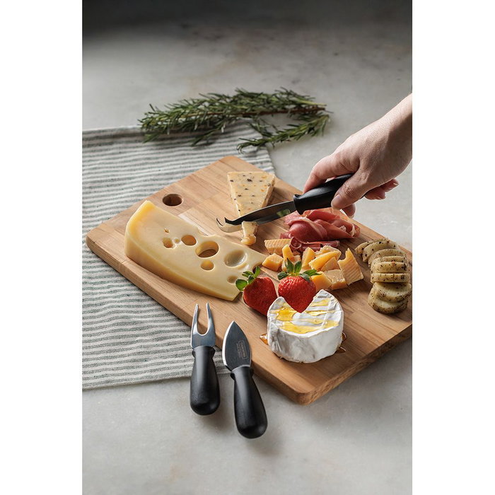 Tramontina Planche à découper et à servir en bois de teca FSC® 34 x 23 x 1,8 cm Tramontina Planche à découper et à servir en bois de teca FSC® 34 x 23 x 1,8 cm