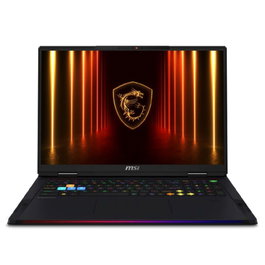 MSI Raider 18 HX AI A2XWIG-252ES Ordinateur Portable Gaming 18" UHD+ Mini-LED Intel Core Ultra 9 RTX 5080 32Go DDR5 1To SSD Noir