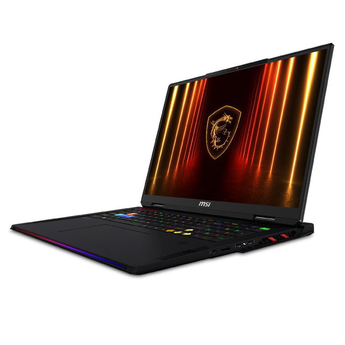 MSI Raider 18 HX AI A2XWIG-252ES Ordinateur Portable Gaming 18" UHD+ Mini-LED Intel Core Ultra 9 RTX 5080 32Go DDR5 1To SSD Noir