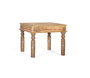 GINER Y COLOMER Table de Centre en Bois de Mango avec Détails Peints à la Main - Structure Robuste, Finition Artistique et Artisanale