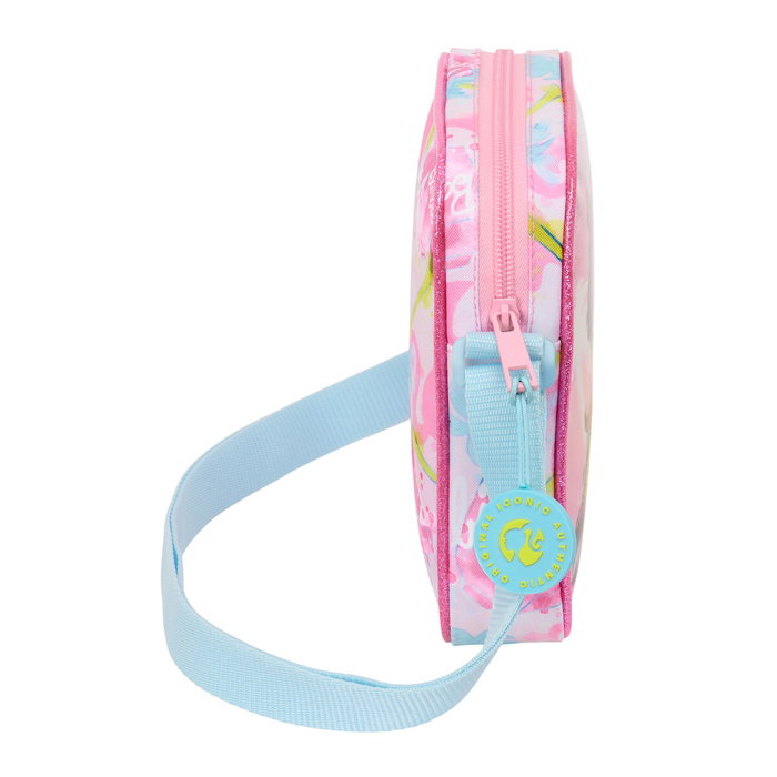 Sac à Bandoulière Barbie Painterly Rose Bleu ciel 16 x 18 x 4 cm