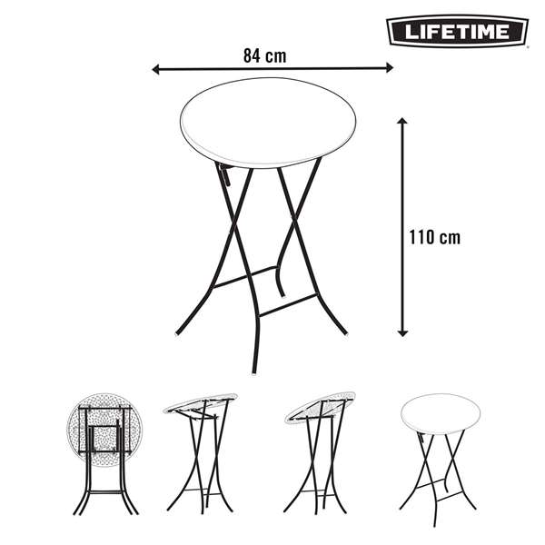 Table d'appoint Aktive Crème Table d'appoint Aktive Crème