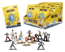 Jada Toys One Piece Nano Metalfigs Présentoir de 24 Mini-figurines Blind Pack