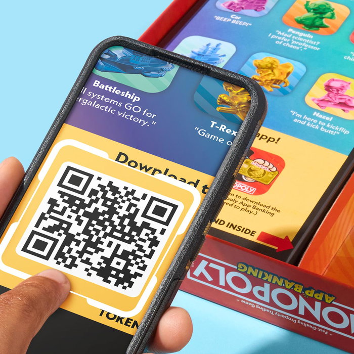 Hasbro Monopoly G1424 - Jeu de société avec application bancaire pour gestion facile - Version espagnole - À partir de 8 ans Hasbro Monopoly G1424 - Jeu de société avec application bancaire pour gestion facile - Version espagnole - À partir de 8 ans