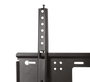 B-Tech BT8448 Support de plafond extra large pour écran plat 65" à 120", capacité 130 kg, gestion des câbles, interface VESA 200x200 à 800x500, Noir