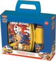 Stor Set 2 Pièces Paw Patrol Boy Rescue Pups - Cadeau Rentrée - Gourde 380 ml et Boîte à Sandwich Rectangulaire