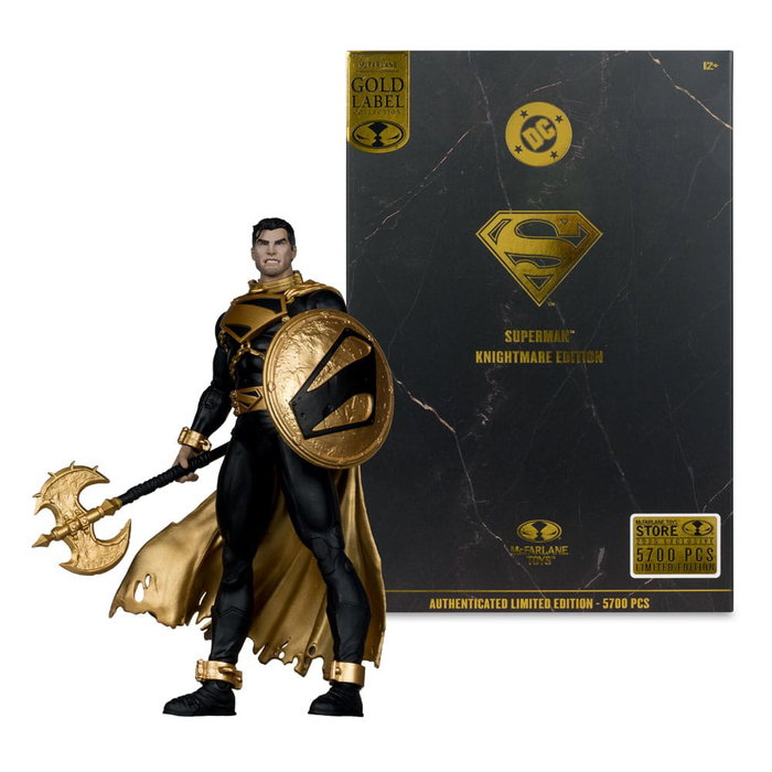 McFarlane Toys DC Multiverse Superman (Future State) (Knightmare) Gold Label 18 cm