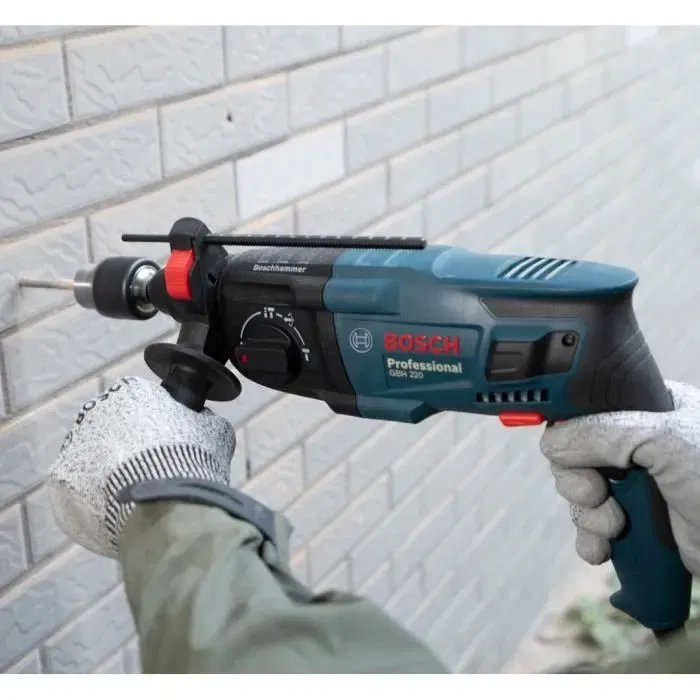 Bosch Professional Perforateur burineur SDS Plus GBH 2-21 Professional 720W, coffret standard, 3 modes (perçage, perforation, burinage), 2J, 06112A6001