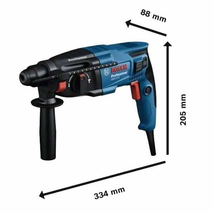 Bosch Professional GBH 2-21 Perforateur-burineur SDS Plus 720 W Bosch Professional GBH 2-21 Perforateur-burineur SDS Plus 720 W