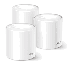 TP-LINK Deco X50 Système Wi-Fi Mesh 3-Pack, Blanc, Réseau Maillé Couverture Intégrale