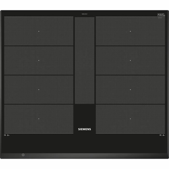 Siemens IQ700 EX651LYC1F Table de cuisson à induction 4 foyers - Noir Siemens IQ700 EX651LYC1F Table de cuisson à induction 4 foyers - Noir