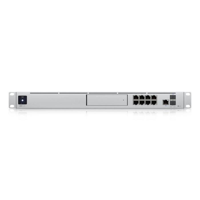 Ubiquiti Dream Machine Special Edition (UDM SE) Console UniFi OS - Routeur tout-en-un, commutateur PoE, NVR, 8 ports GbE LAN, dual-WAN 10G/2.5G, 128 Go SSD, 4 Go DDR4