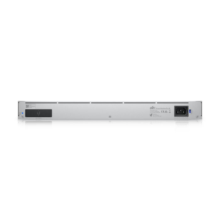 Ubiquiti Dream Machine Special Edition (UDM SE) Console UniFi OS - Routeur tout-en-un, commutateur PoE, NVR, 8 ports GbE LAN, dual-WAN 10G/2.5G, 128 Go SSD, 4 Go DDR4