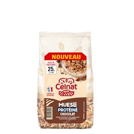 Celnat Muesli Protéiné Chocolat Bio 375g