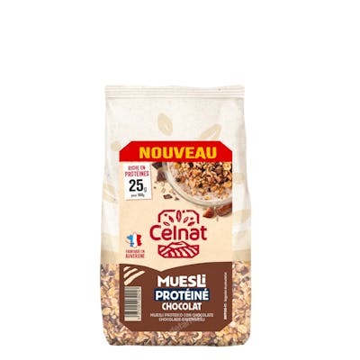 Celnat Muesli Protéiné Chocolat Bio 375g Celnat Muesli Protéiné Chocolat Bio 375g
