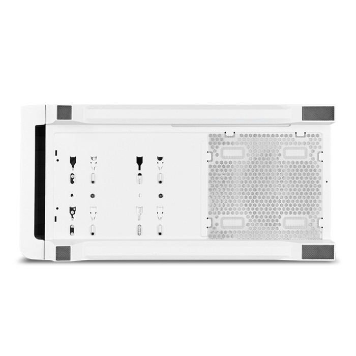 Nox Hummer Ether Caisse Ordinateur Gaming Semi-Tour ATX Blanc avec Panneau Latéral en Verre Courbé et USB-C
