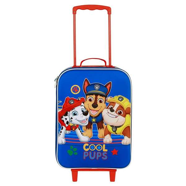 Karactermania - Valise à roulettes souple pour enfant La Patrulla Canina Cool 52 x 33 x 17 cm (cabine)