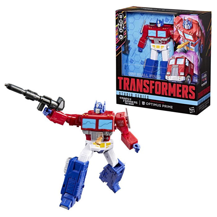 Hasbro Transformers Studio Series Optimus Prime - Figure de collection articulée transformable 40 pas, avec accessoires, 15 cm - pour enfants de 8 ans et plus Hasbro Transformers Studio Series Optimus Prime - Figure de collection articulée transformable 40 pas, avec accessoires, 15 cm - pour enfants de 8 ans et plus
