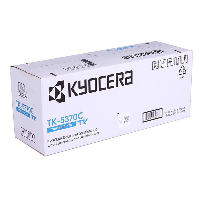 Cartouche d'encre Kyocera TK-5370 Cyan (1T02YJCNL0) - Toner cyan pour imprimante Kyocera