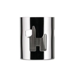 Alessi Porte-serviettes Chien Perforé en Acier Inoxydable 18/10
