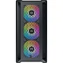 Xigmatek Lux M Boîtier PC Mini Tour Micro-ATX - Noir - Sans Alimentation - Façade Mesh, 4 Ventilateurs RGB, Vitre Trempée - Dimensions 210 x 367 x 420 mm