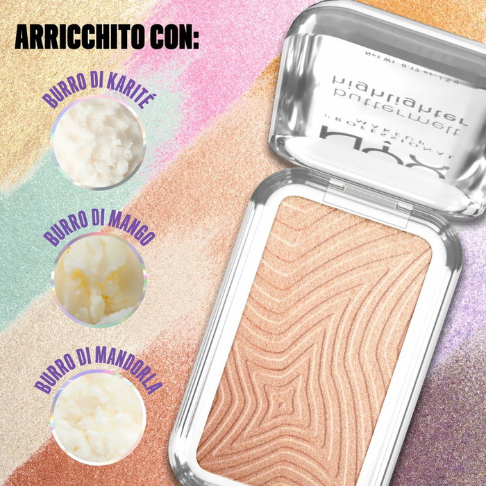 Nyx Professional Make Up Buttermelt Highlighter #10-Glaze It Butta Nyx Professional Make Up Buttermelt Highlighter #10-Glaze It Butta