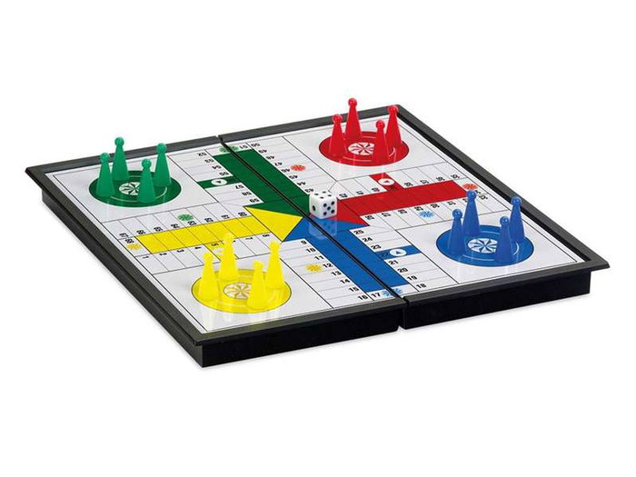 Cayro Jeu de Parchis Magnétique, Version Moyenne, Pour 2 Joueurs, Âge Recommandé 6 Ans