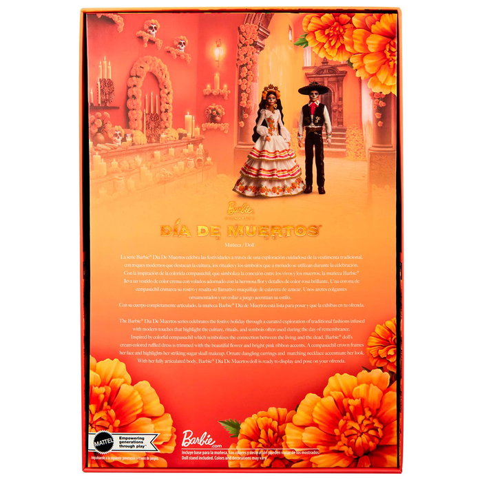Mattel - Barbie Día de los Muertos - Poupée de collection - À partir de 36 mois Mattel - Barbie Día de los Muertos - Poupée de collection - À partir de 36 mois
