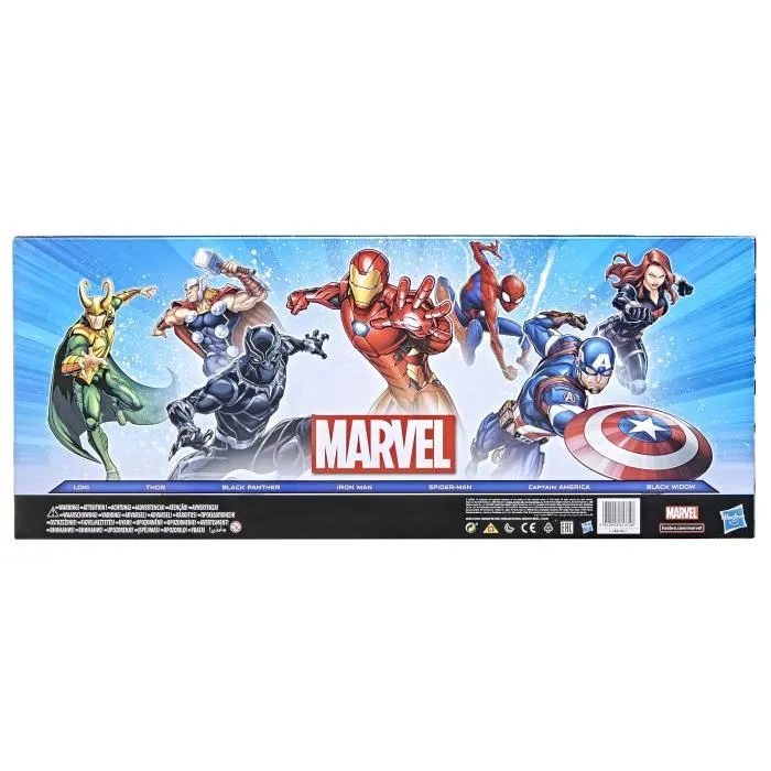 Hasbro Marvel Avengers Titan Hero Series Maxi Pack avec 7 figurines de 30 cm et 5 accessoires Hasbro Marvel Avengers Titan Hero Series Maxi Pack avec 7 figurines de 30 cm et 5 accessoires