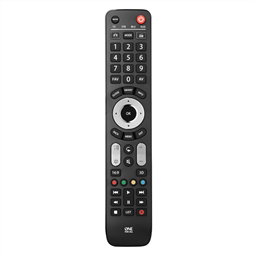 One For All URC7145 - Télécommande universale pour 4 appareils compatible Smart TV avec fonctions Smart et angle ultra large