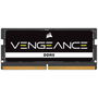 Corsair VENGEANCE CMSX16GX5M1A5600C48 - 16 Go (1x16 Go) SO-DIMM DDR5 5600 MHz CL48 - Mémoire pour PC portable