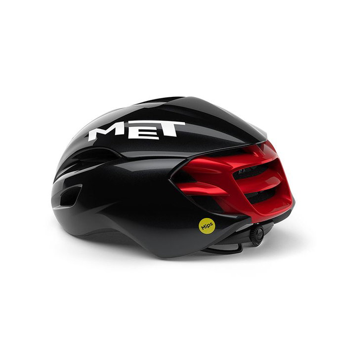 Met Manta Mips Noir/Rouge Brillant Taille M