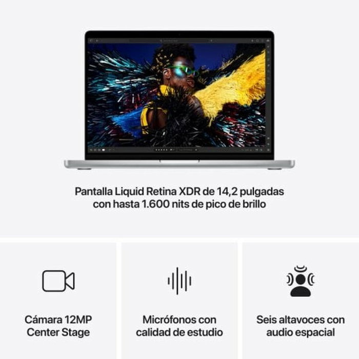 Apple MacBook Pro 14 MX2G3Y/A Argent