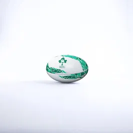 Gilbert Ballon de rugby Irlande Supporter Taille 5, lot de 5 ballons - Idéal entraînement et collection