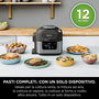 Ninja Multicuiseur Speedi Rapid Cooker ON500EU 5,7L Argent/Noir 1760W - Cuisson rapide, mijoté, vapeur et rôti