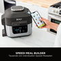 Ninja Multicuiseur Speedi Rapid Cooker ON500EU 5,7L Argent/Noir 1760W - Cuisson rapide, mijoté, vapeur et rôti