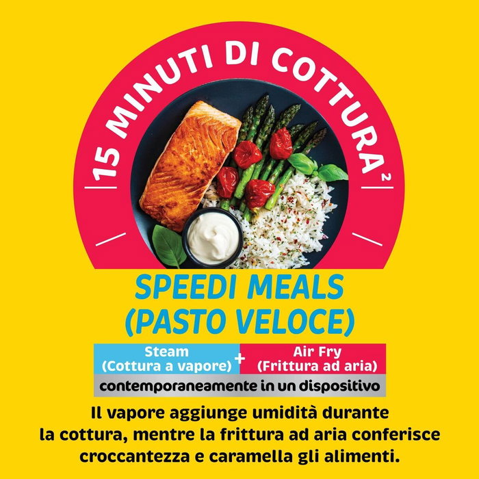 Ninja Multicuiseur Speedi Rapid Cooker ON500EU 5,7L Argent/Noir 1760W - Cuisson rapide, mijoté, vapeur et rôti