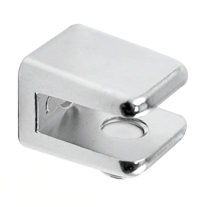 HERRAJES ALK Support Carré 18x16 cm pour Verre 6 mm Chrome (Set de 2) HERRAJES ALK Support Carré 18x16 cm pour Verre 6 mm Chrome (Set de 2)