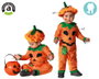 Déguisement Citrouille Bébé Garçon avec Bonnet et Mono Orange