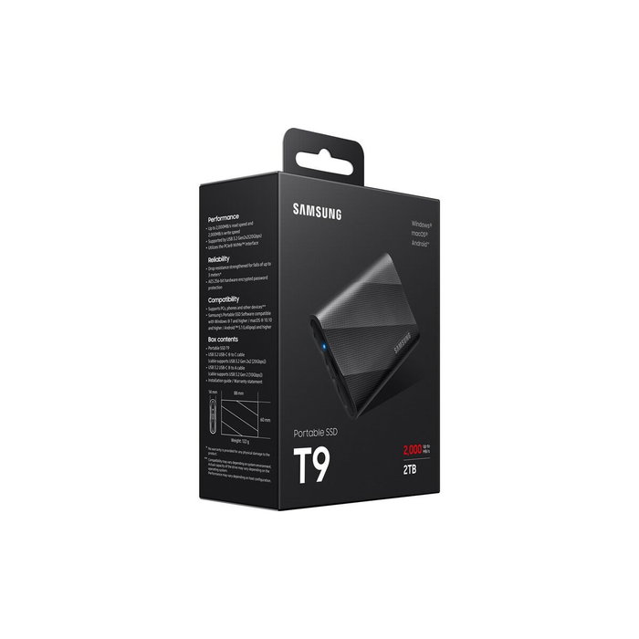 Samsung Portable SSD T9 2 To Noir