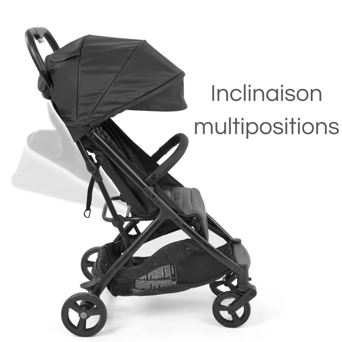 Ingenuity Poussette 3Dquickclose CS+, Ultra Compacte et Légère, de la Naissance à 4 ans (0-22.7 kg), avec Couverture de Pluie, Harnais 5 Points, Grand Panier et Dossier Inclinable