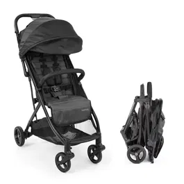 Ingenuity Poussette 3Dquickclose CS+, Ultra Compacte et Légère, de la Naissance à 4 ans (0-22.7 kg), avec Couverture de Pluie, Harnais 5 Points, Grand Panier et Dossier Inclinable