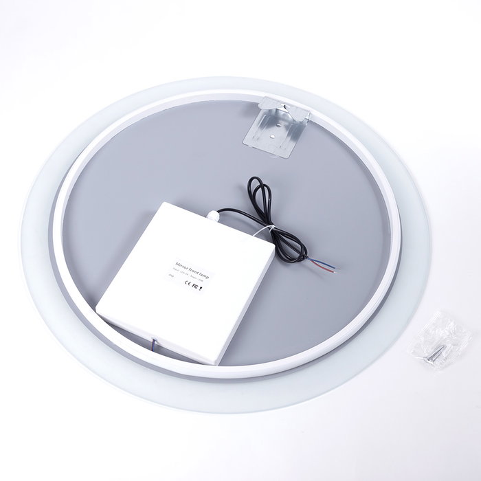 Miroir de salle de bain LED 60 cm avec interrupteur tactile dimmable Miroir de salle de bain LED 60 cm avec interrupteur tactile dimmable
