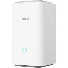 Reolink Home Hub - Centre de gestion pour caméras de surveillance, compatible Google Home, WiFi 6, stockage microSD 512 Go, blanc